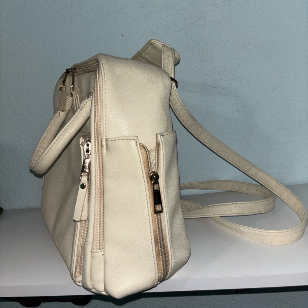 Cream Women's Backpack - Picture 2 of 6